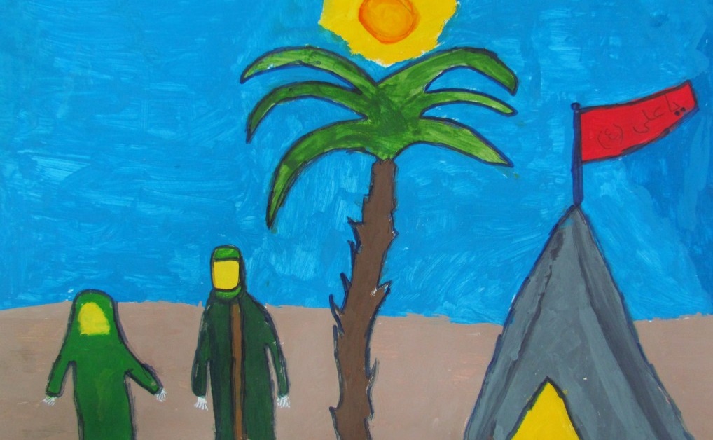 نقاشی کودکانه محرم و عاشورا