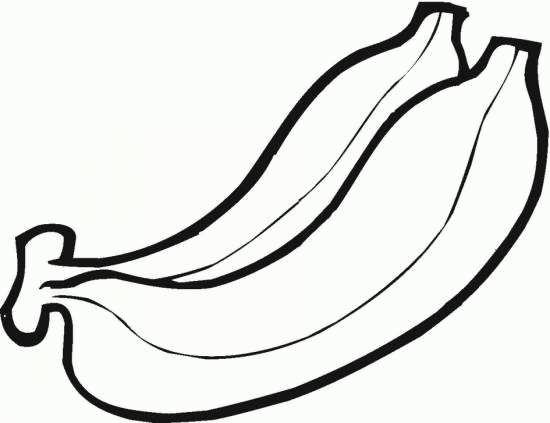 نقاشی ساده موز 