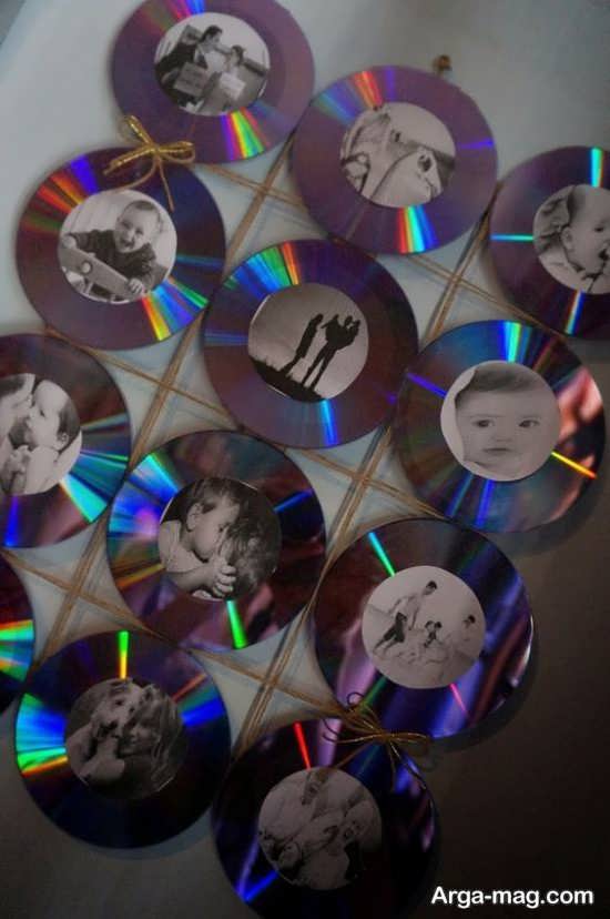 تصاویری از کاردستی با سی دی