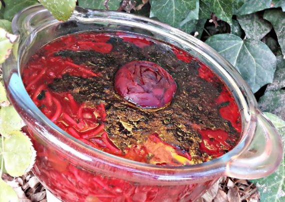 طرز تهیه آش چغندر