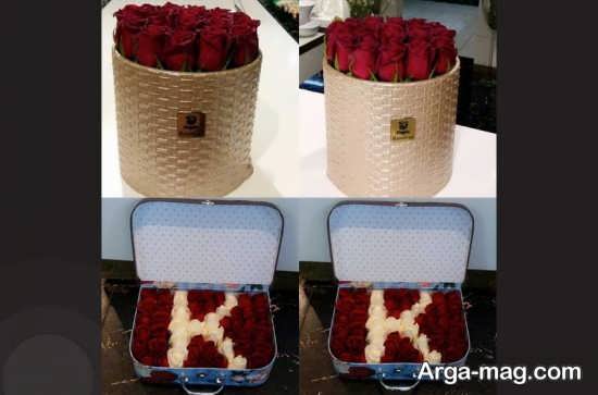 گل آرایی جعبه کادویی