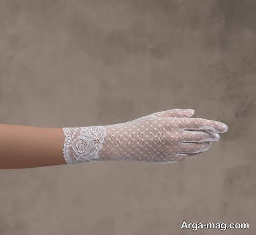 مدل دستکش عروس توری