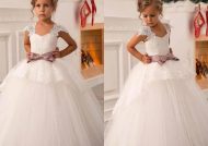 مدل لباس عروس بچه گانه پرنسسی