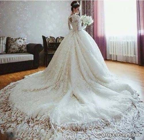 لباس عروس پرنسسی جذاب