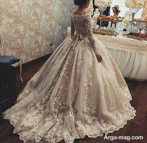 لباس عروس پرنسسی زیبا