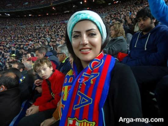 هلیا امامی در استادیوم