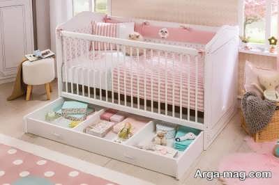 ایده بگر برای تزیینات تخت نوزادان