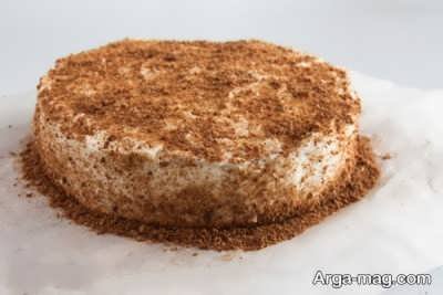 تزیین کیک اسپارتاک با کاکائو 