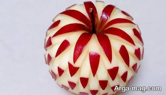 جدیدترین مدلهای میوه آرایی سیب