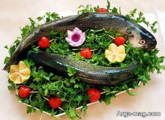تزیینات ماهی برای یخچال عروس