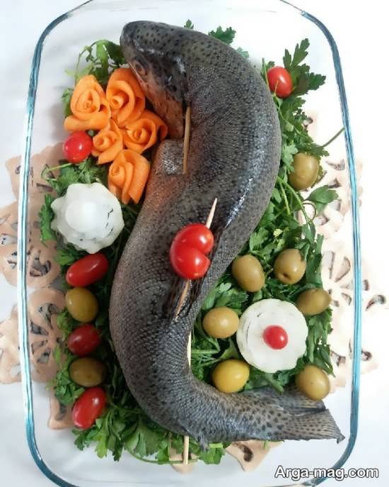 ایده تزیینات ماهی یخچال عروس