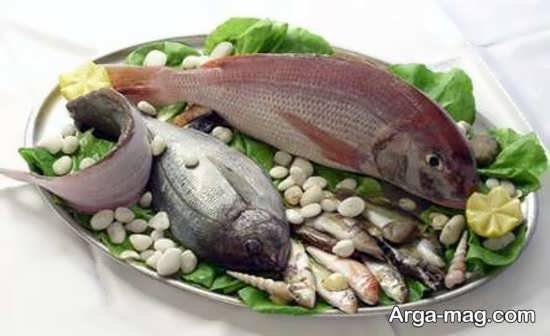 مدل تزیین ماهی برای یخچال عروس