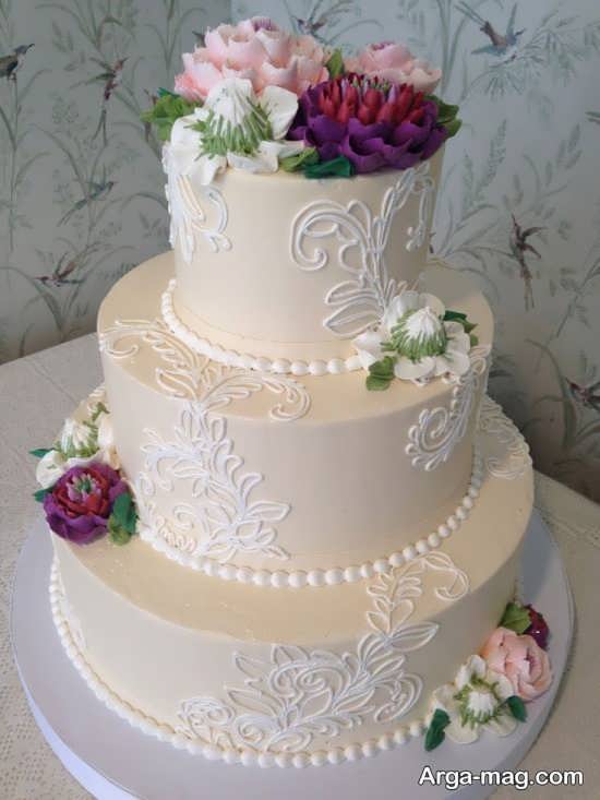 تزیین کیک عروسی 