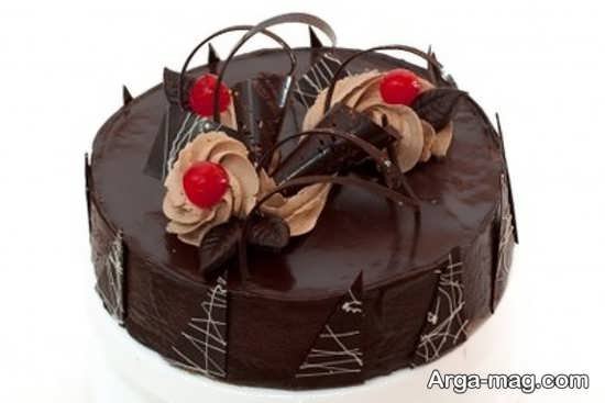 کیک با طراحی رمانتیک