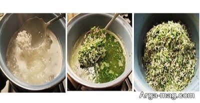 دستور پخت سبزی پلو 