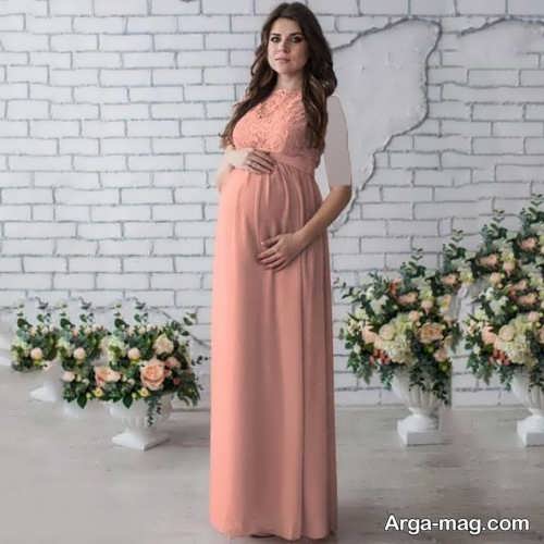 مدل لباس بارداری شیک بلند
