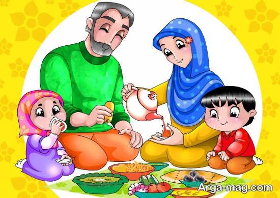 نقاشیهای قشنگ ماه رمضان