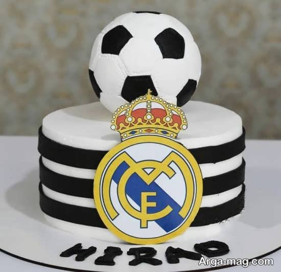 تزیین کیک با تم رئال مادرید