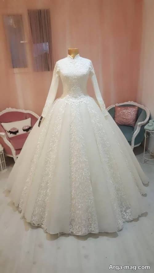 مدل لباس عروس ایرانی پفی