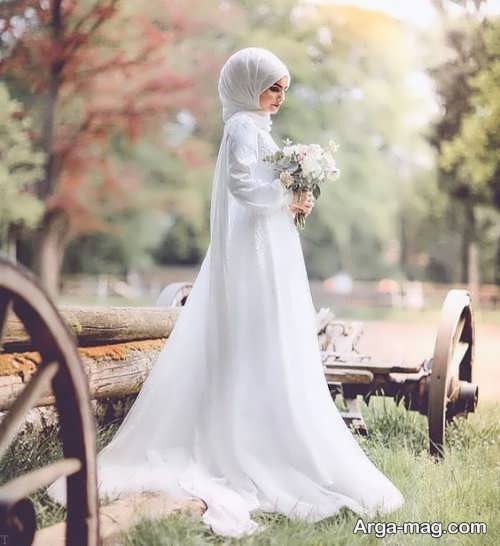 مدل جذاب پیراهن عروس ایرانی