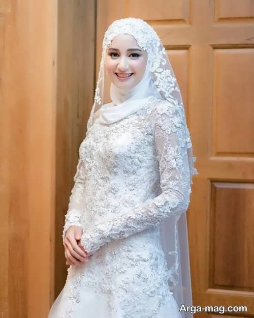 مدل پیراهن عروس ایرانی شیک