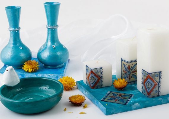 رنگ آمیزی روی سفال