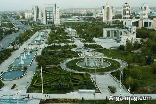 شهر عشق آباد ترکمنستان 