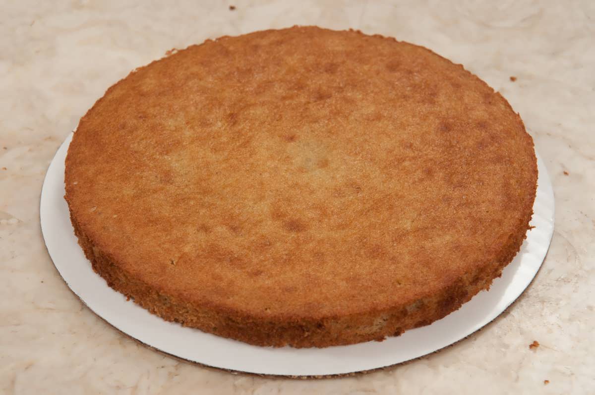 Пирог с круглыми коржами