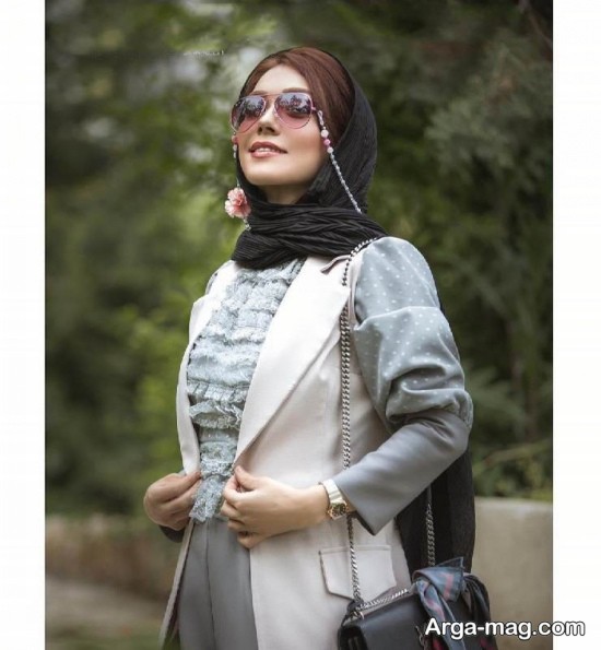 تصویری از تیپ لاکچری شهرزاد کمال زاده