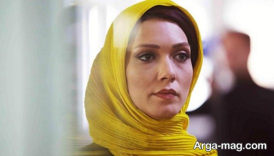 شهرزاد کمال زاده با روسری زرد