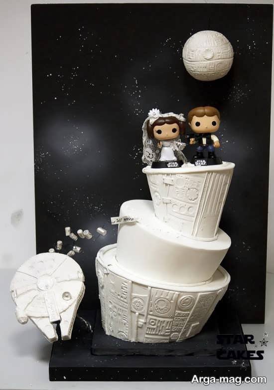 کیک عروسی فانتزی 