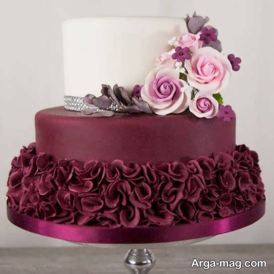 کیک یک طبقه عروسی 