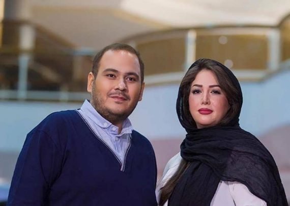 جشن سالگرد ازدواج رضا داوود نژاد و همسرش