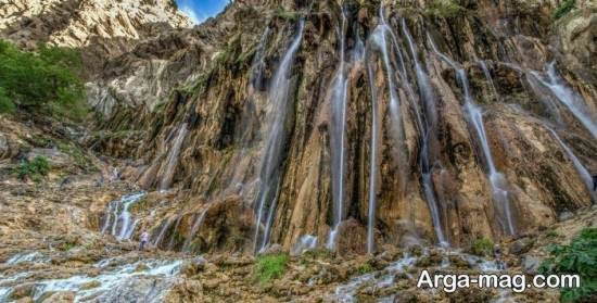 آبشار پر آب شیراز 