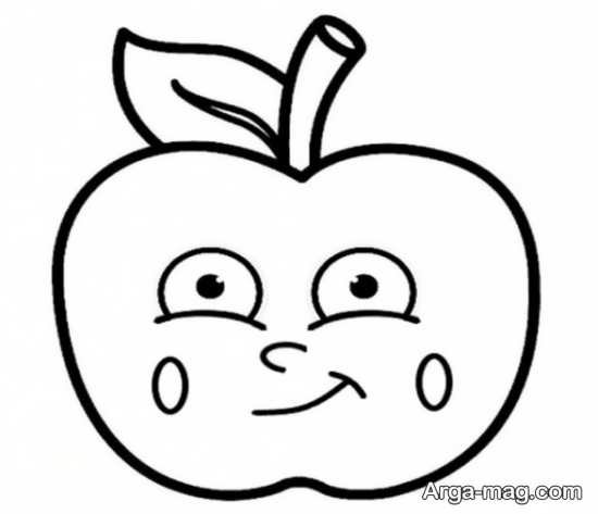 طراحی کودکانه سیب