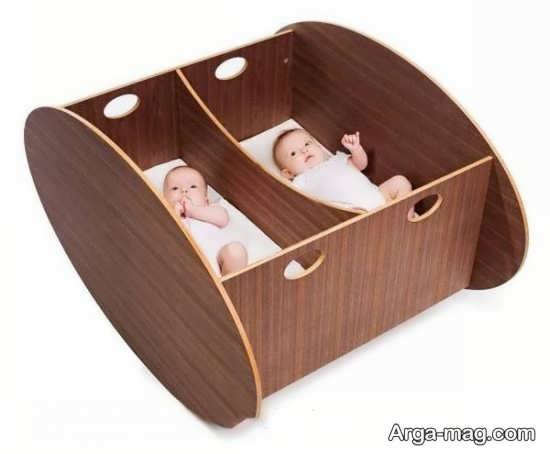 مدل تخت خواب نوزاد چوبی