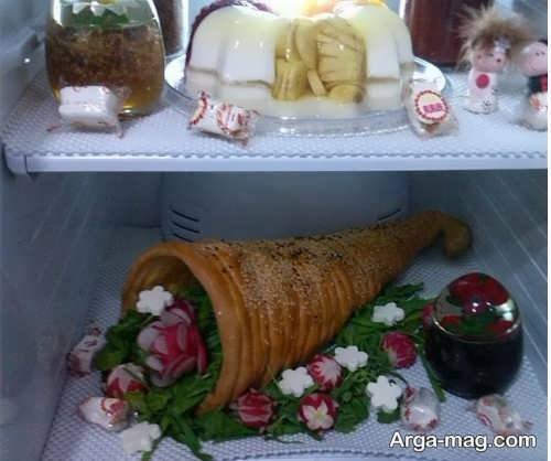 تزئینات جدید سبزیجات یخچال نوعروس