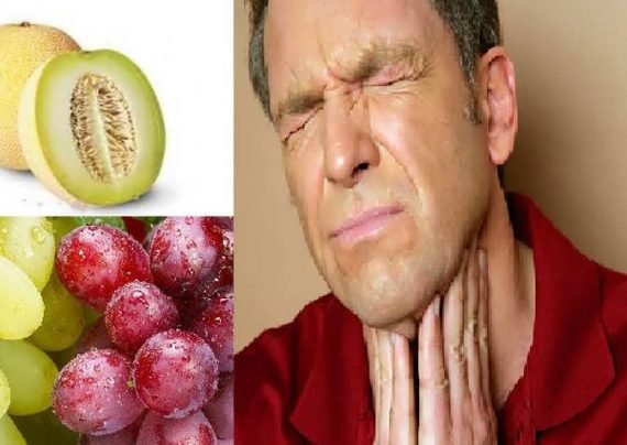 میوه های مضر برای گلو درد