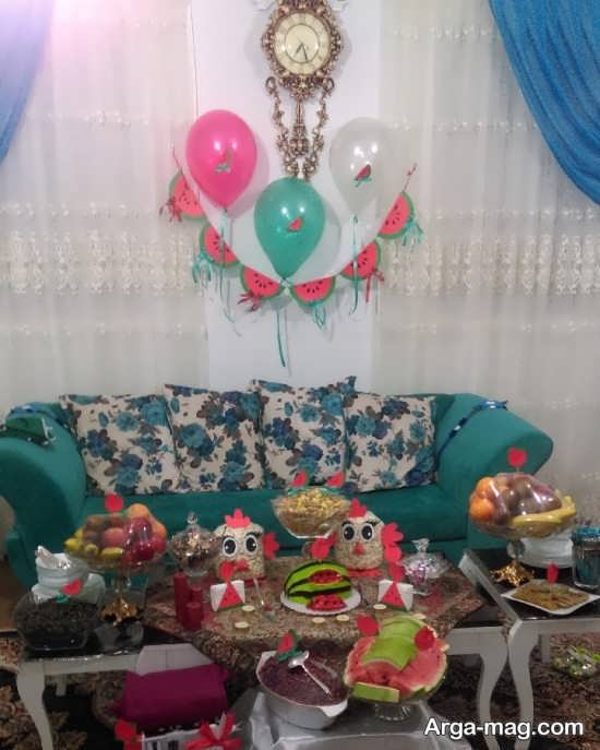 تزیینات تماشایی منزل برای شب یلدا
