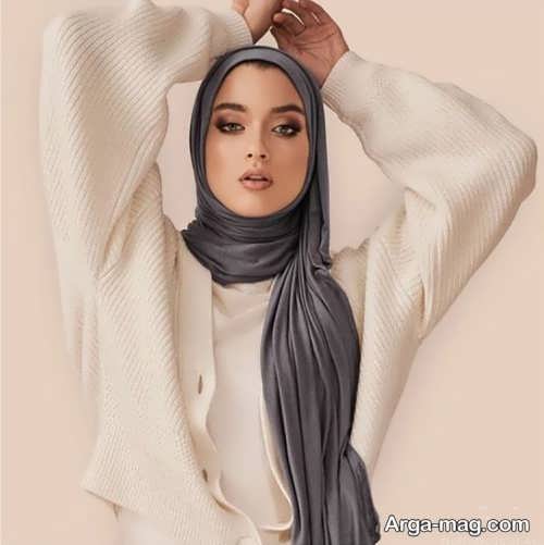 روش بستن شال عربی دخترانه