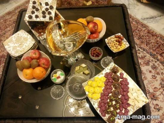 چیدمان دوست داشتنی میز پذیرایی برای عید نوروز