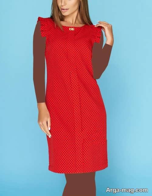 مدل لباس نخی قرمز 