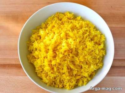 روش تهیه برنج زعفرانی