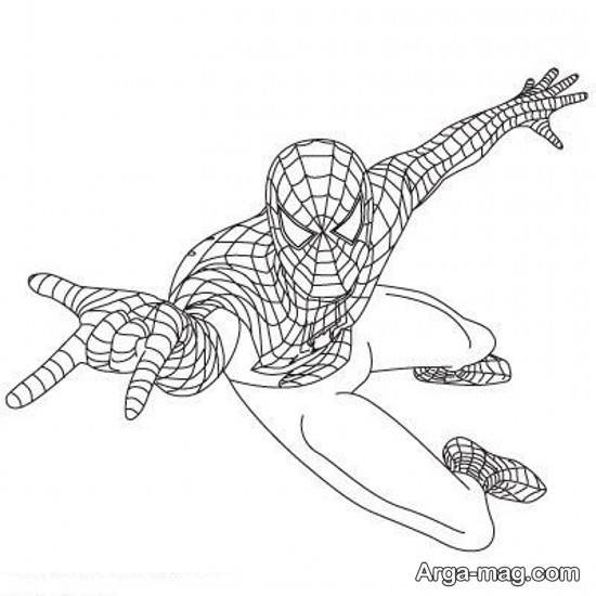 نقاشی کاربردی مرد عنکبوتی