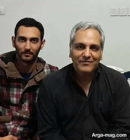 مهران مدیری در کنار پسرش