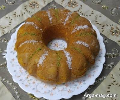 کیک وانیلی 
