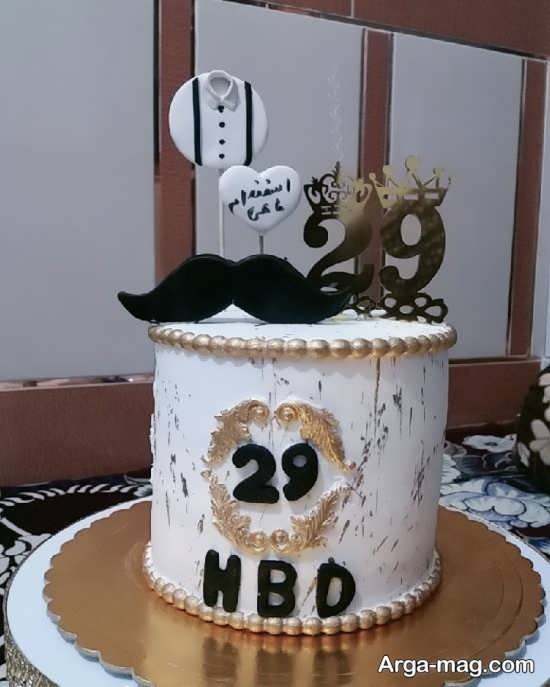 ایده خلاقانه در تزئین کیک تولد مردانه