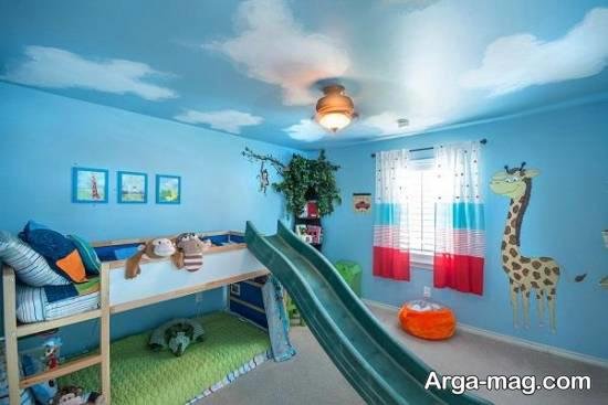 طراحی ایده آل اتاق نوزاد آبی مناسب با خلقیات او