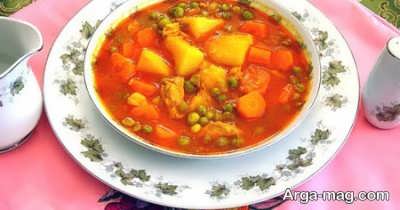 روش تهیه خوراک نخود فرنگی