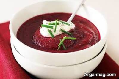 طرز تهیه سوپ چغندر